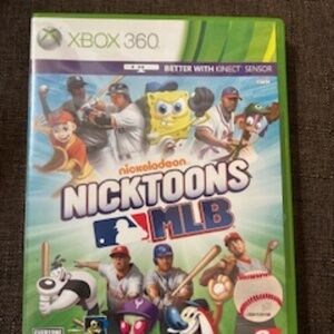 XBOX 360 NICKTOONS MLB - VIDEO GAME - USED